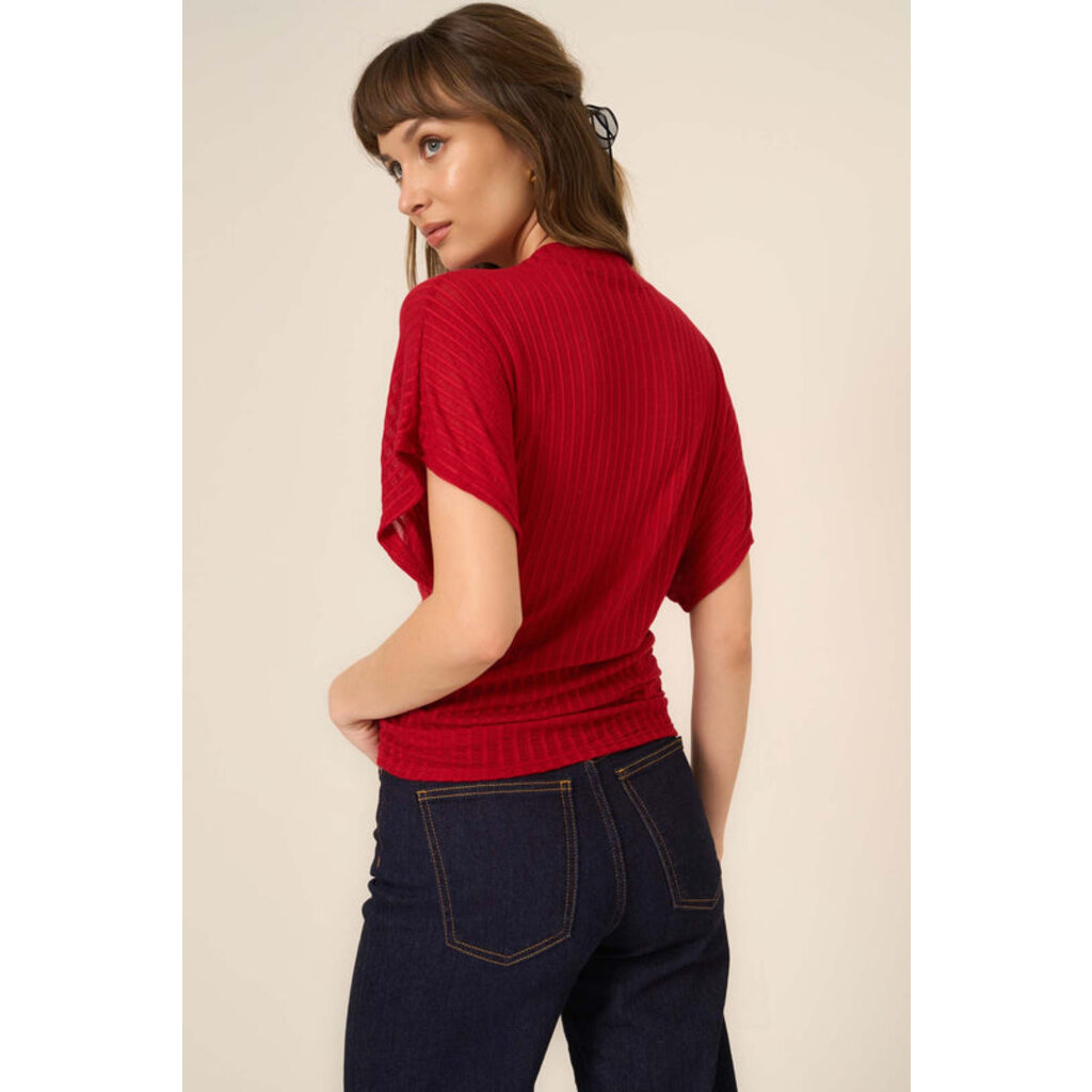Project Social T Holly Funnel Neck Dolman Tee