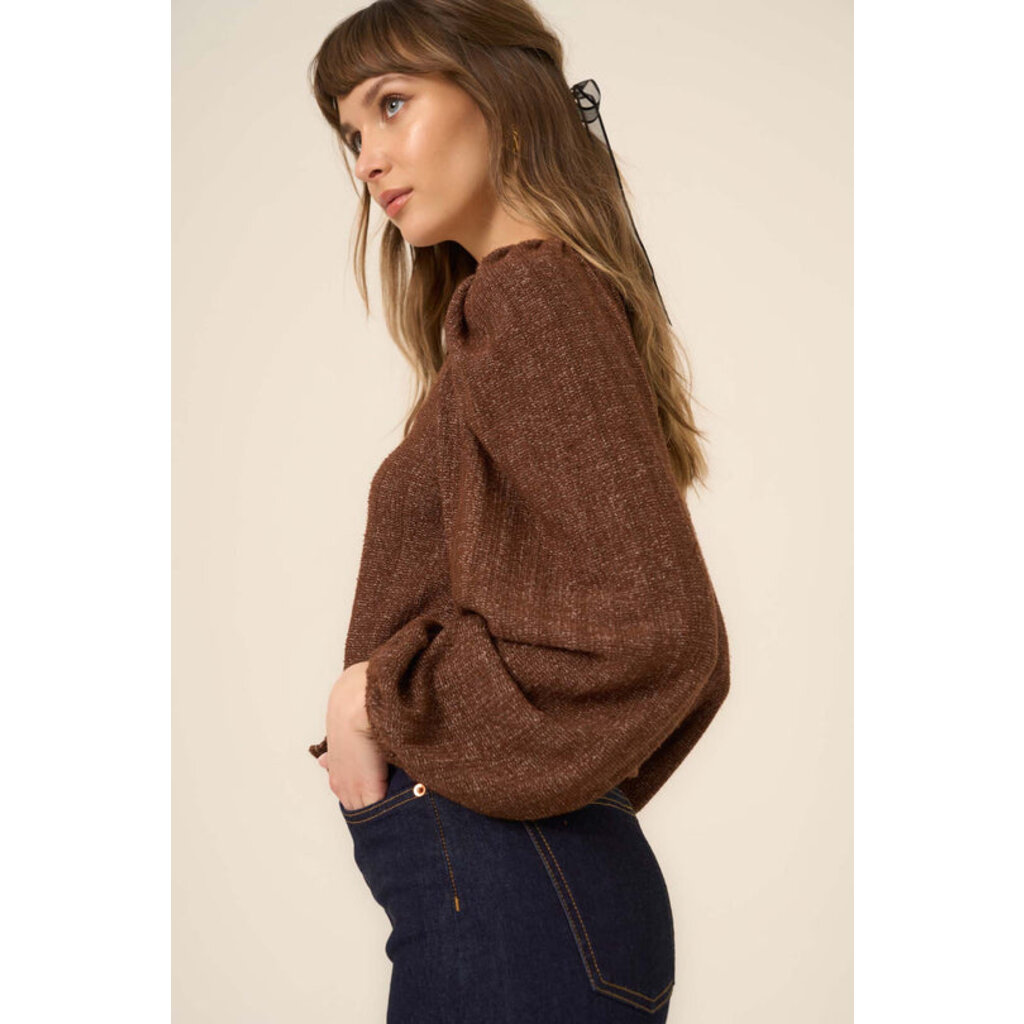 Project Social T Textured Button Front Cardi