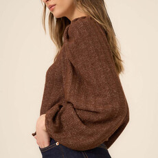 Project Social T Textured Button Front Cardi