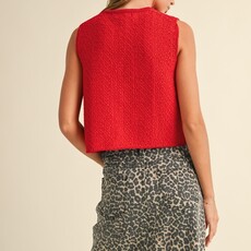 Miou Muse Knitted Tie Front Cardigan