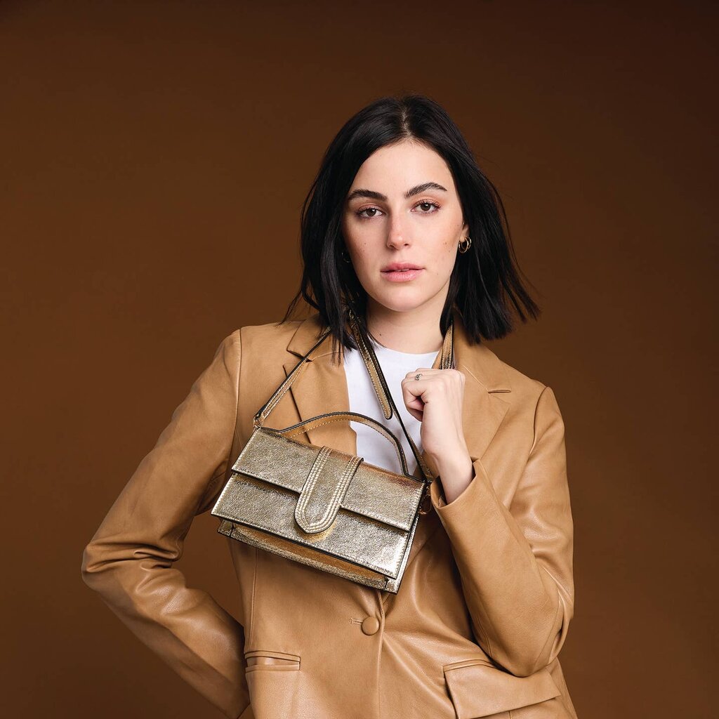 Jen & Co. Capri Metallic Satchel