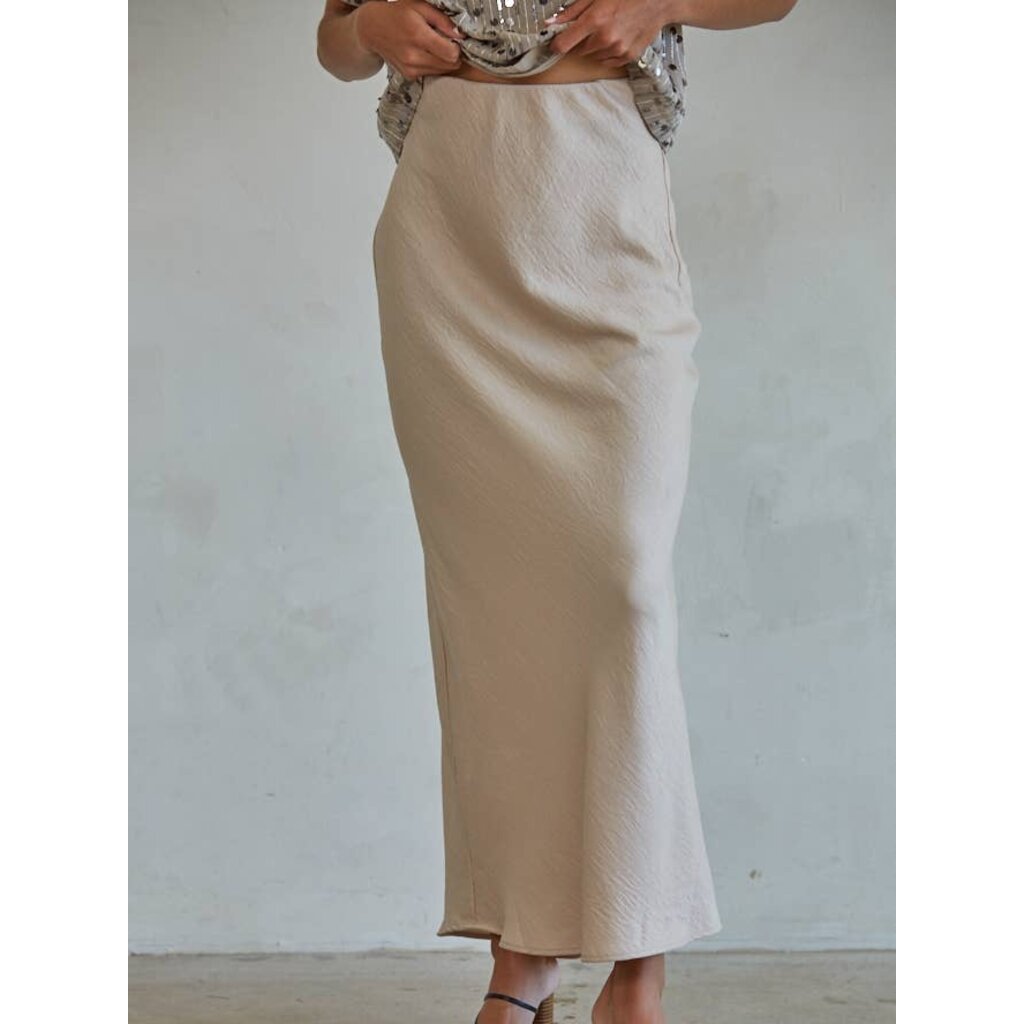 By Together Gala Satin Maxi Skirt