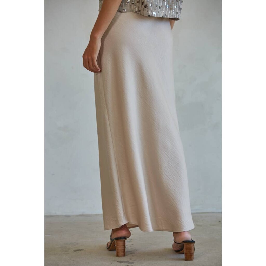 By Together Gala Satin Maxi Skirt
