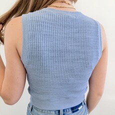 Project Social T Milan Rib Sweater Tank Vest