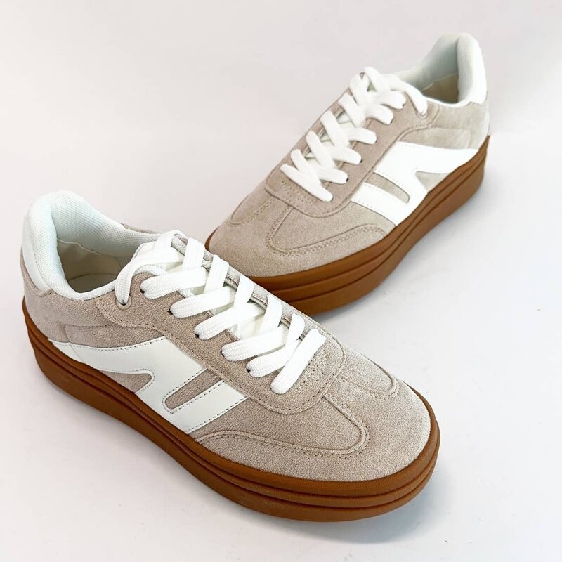 StyleLA Color Block Platform Sneakers