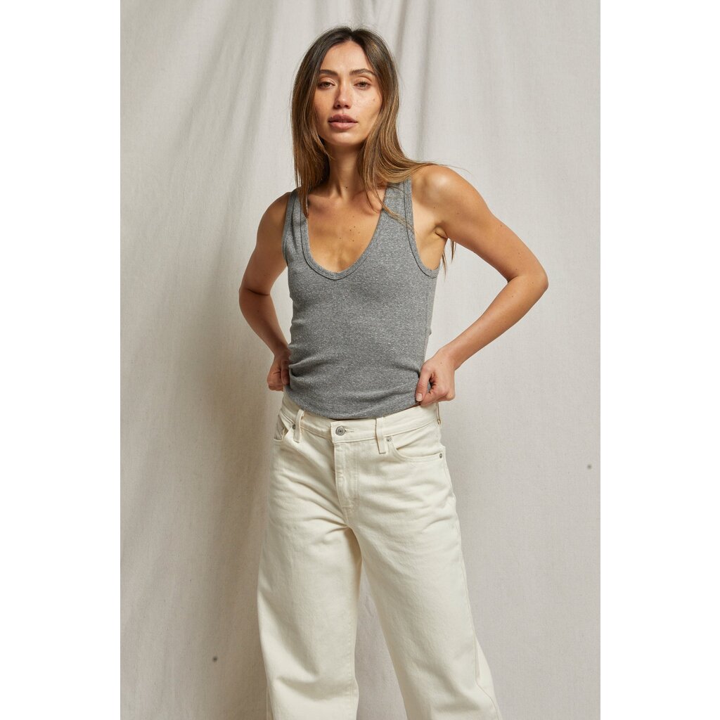Perfect White Tee Maria V Neck Blondie Tank