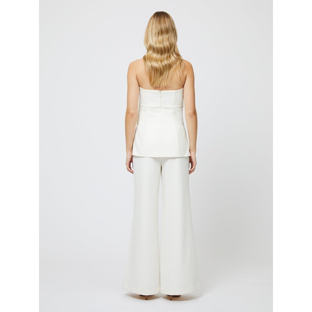 French Connection Azra Twill Strapless Top