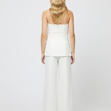 French Connection Azra Twill Strapless Top