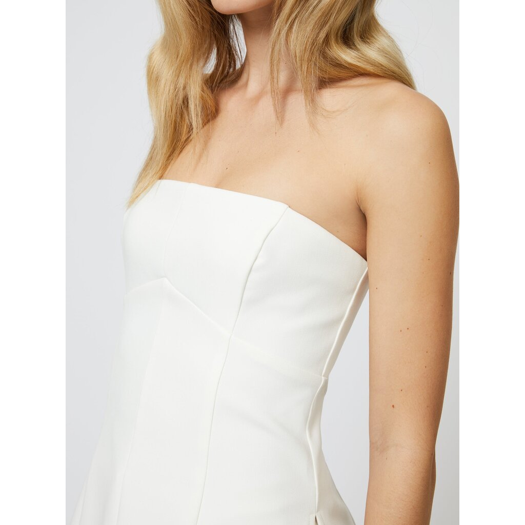 French Connection Azra Twill Strapless Top
