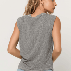 Project Social T Rue Heathered V-Neck Tank