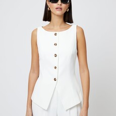 French Connection Harrie Suiting Waistcoat Top