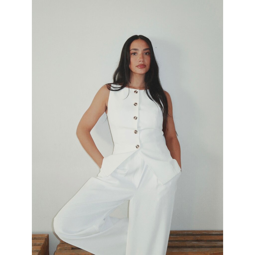 French Connection Harrie Suiting Waistcoat Top