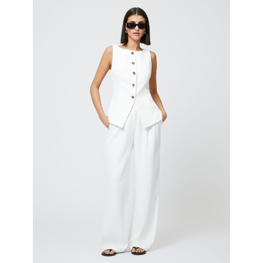 French Connection Harrie Suiting Trouser- Summer White