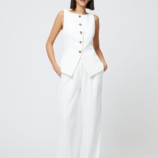 French Connection Harrie Suiting Trouser- Summer White