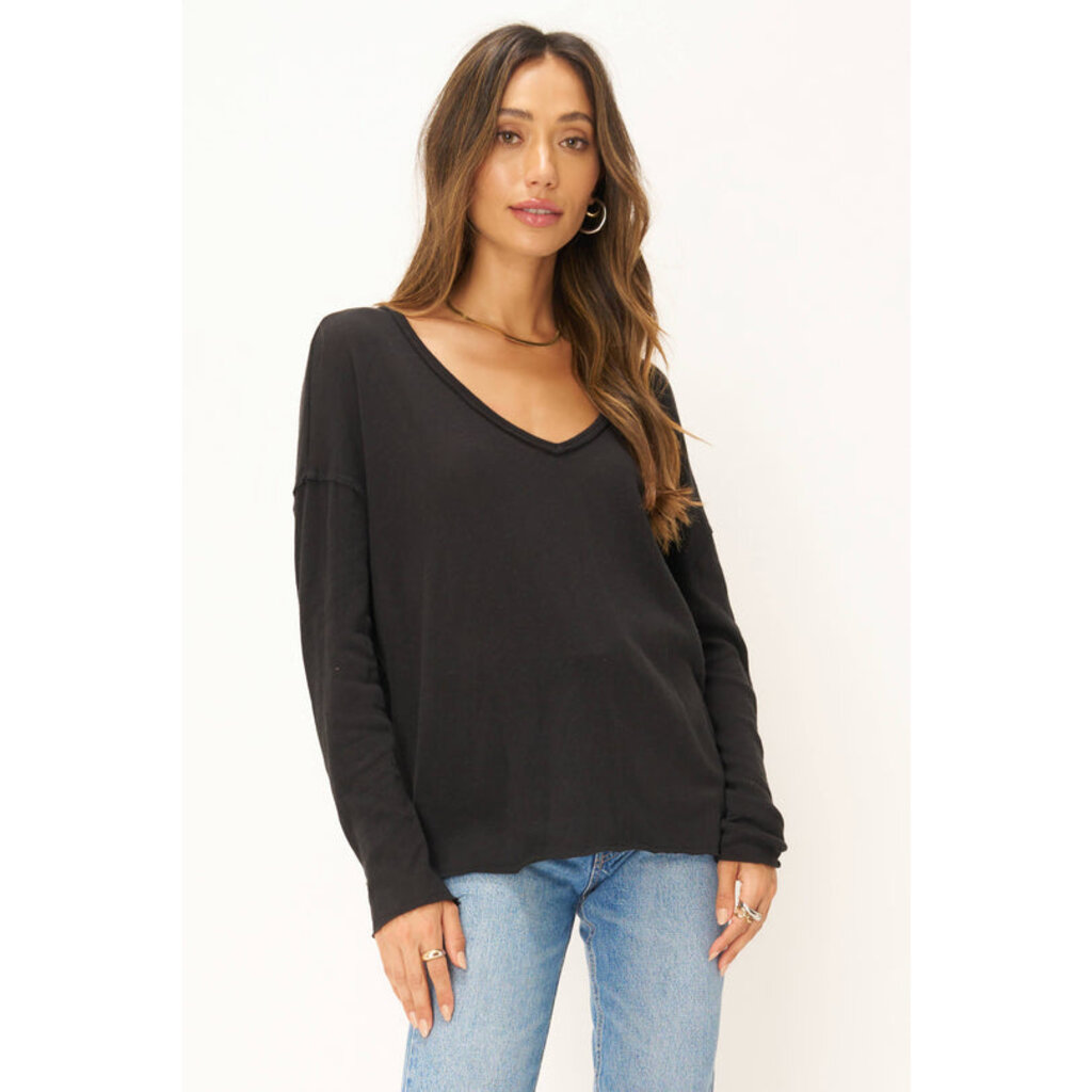 Project Social T Get Up And Go Longsleeve- True Black