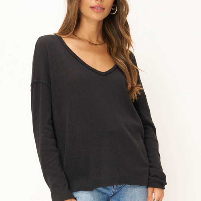 Project Social T Get Up And Go Longsleeve- True Black