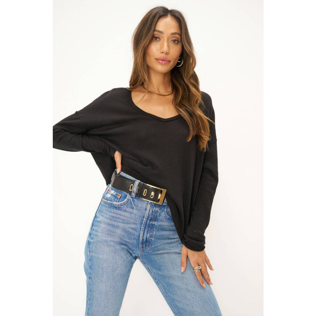 Project Social T Get Up And Go Longsleeve- True Black