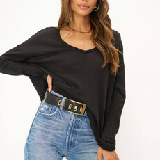 Project Social T Get Up And Go Longsleeve- True Black
