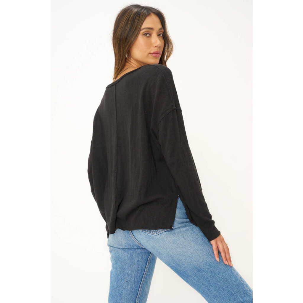 Project Social T Get Up And Go Longsleeve- True Black