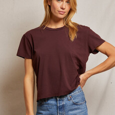 Perfect White Tee Harley Cotton Short Sleeve Boxy Crew tee