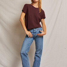 Perfect White Tee Harley Cotton Short Sleeve Boxy Crew tee