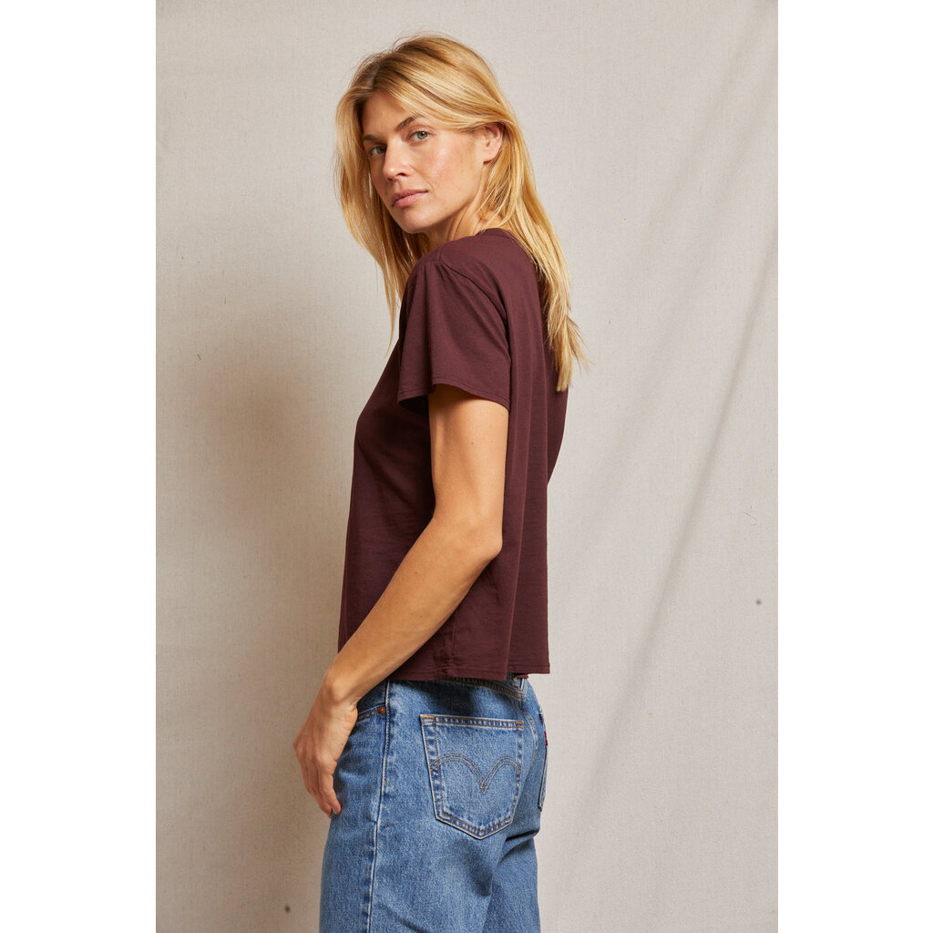 Perfect White Tee Harley Cotton Short Sleeve Boxy Crew tee