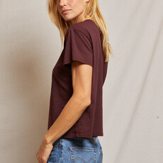 Perfect White Tee Harley Cotton Short Sleeve Boxy Crew tee