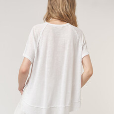 Project Social T Lina Textured Scoop Neck Tee