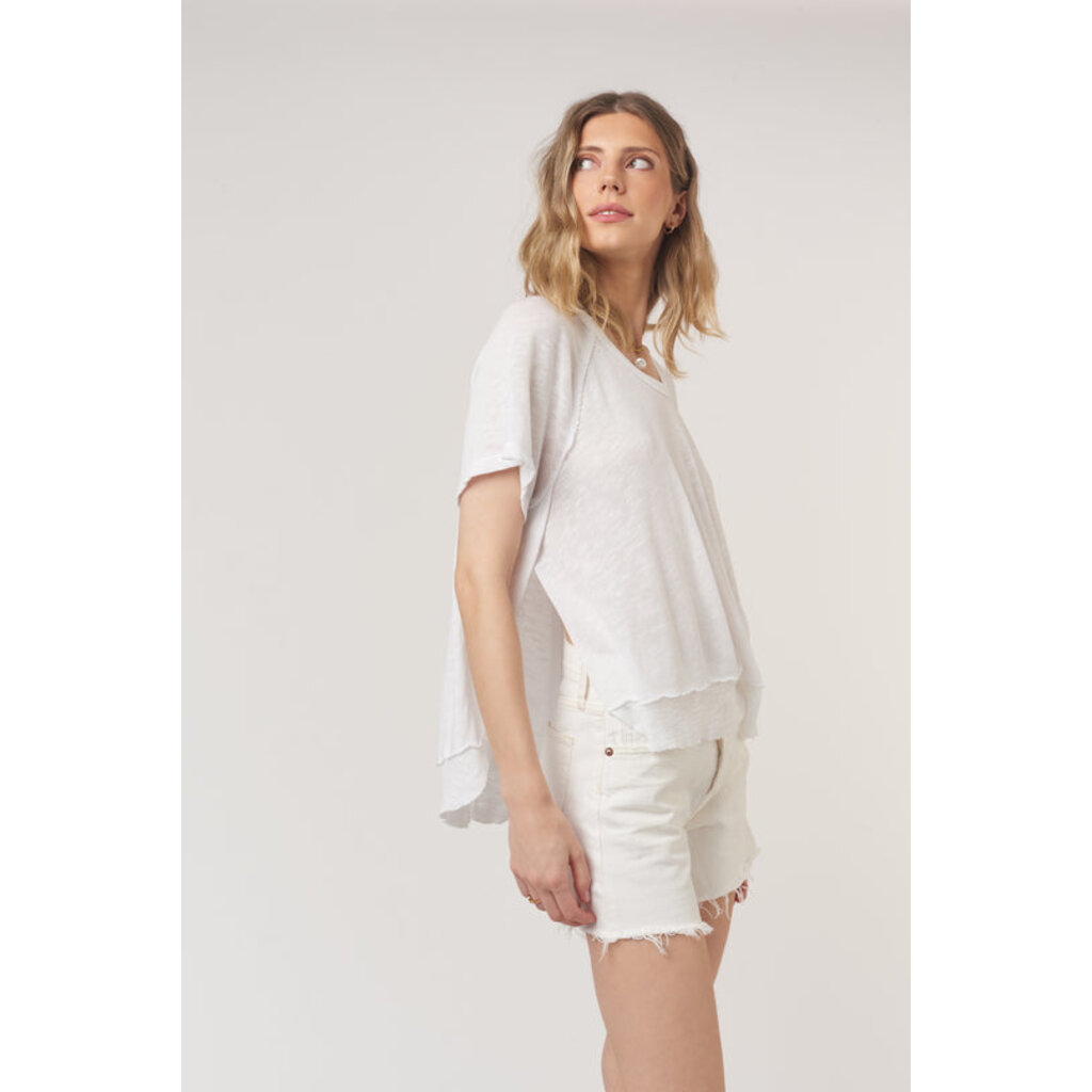 Project Social T Lina Textured Scoop Neck Tee