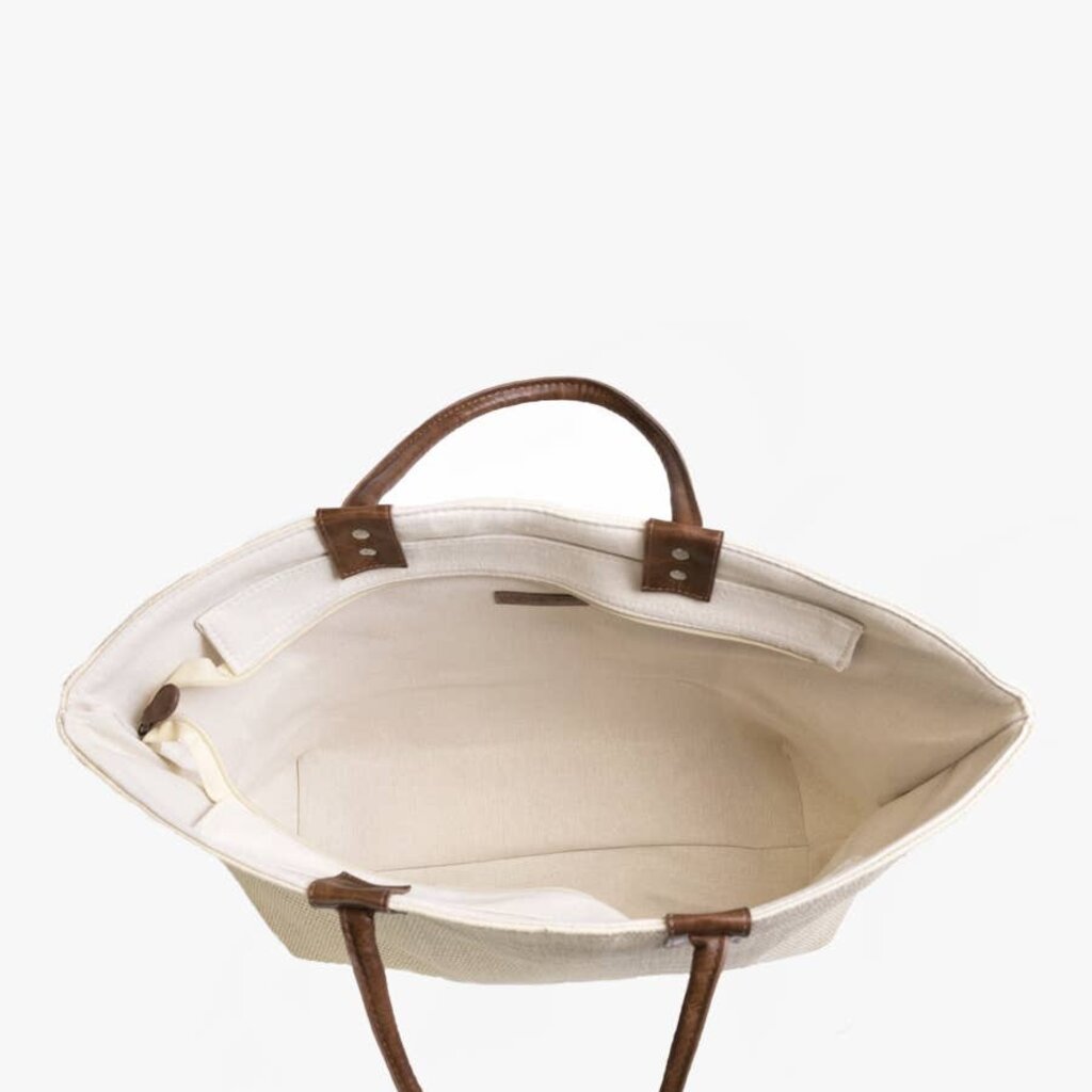 Jen & Co. Hazel Large Straw Tote