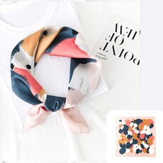 StyleLA Colorful Dots Square Scarf