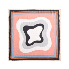 StyleLA Simple Pink Pattern Scarf