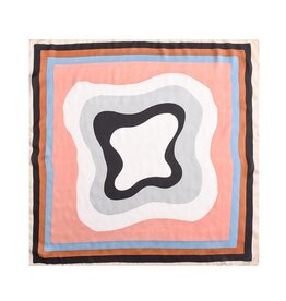 StyleLA Simple Pink Pattern Scarf