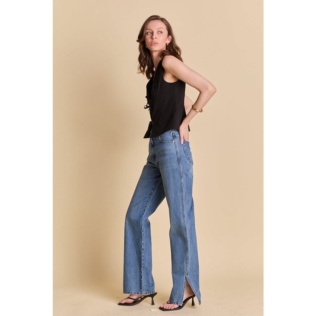 Endless Rose Front Bow Tie Top