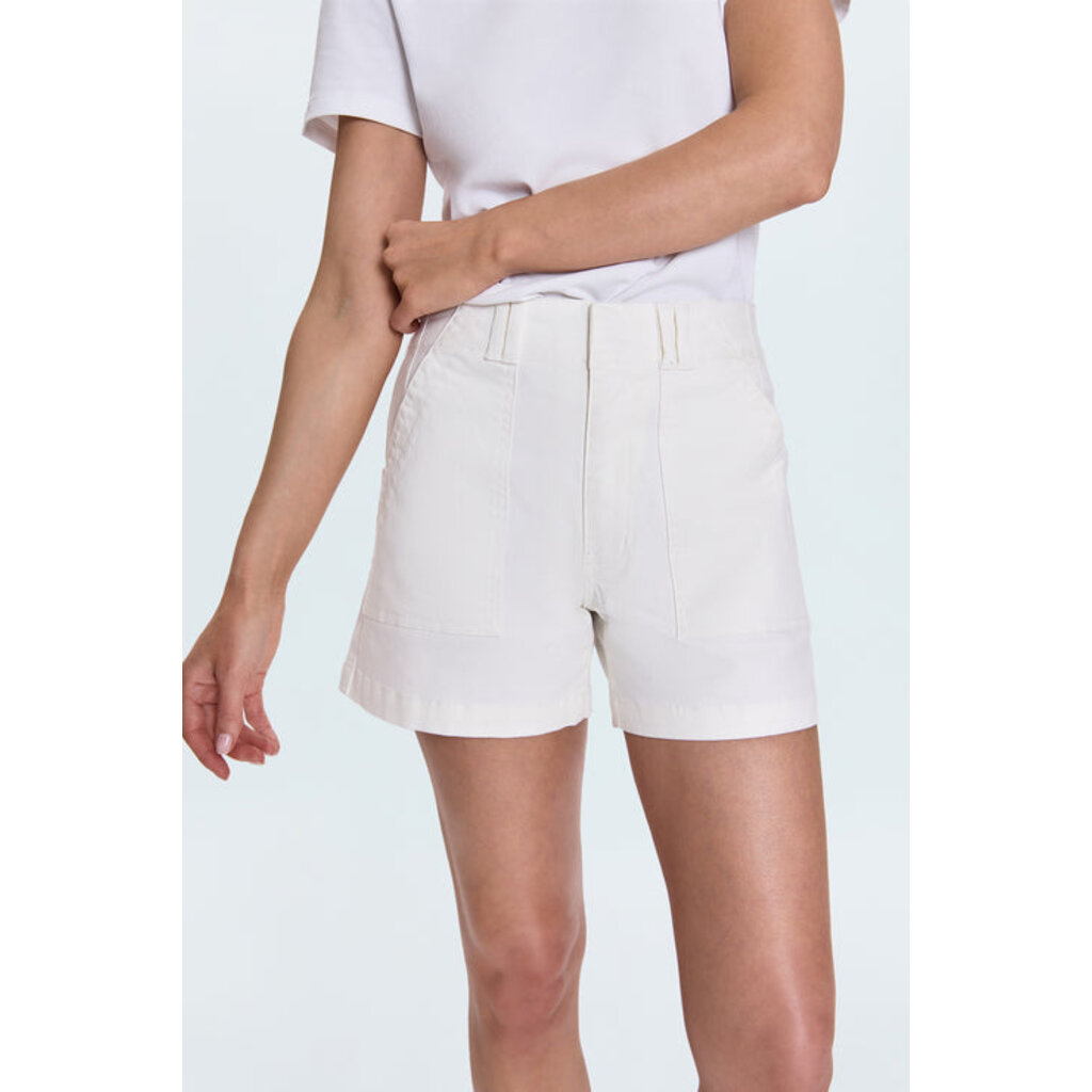 Pistola Marissa High Rise Utility Short - White