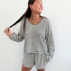 Project Social T Hometown Textured Striped Short