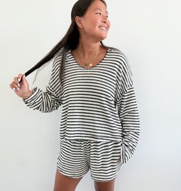 Project Social T Hometown Textured Striped Short