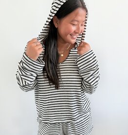 Project Social T Hometown Textured Stripe Hoodie