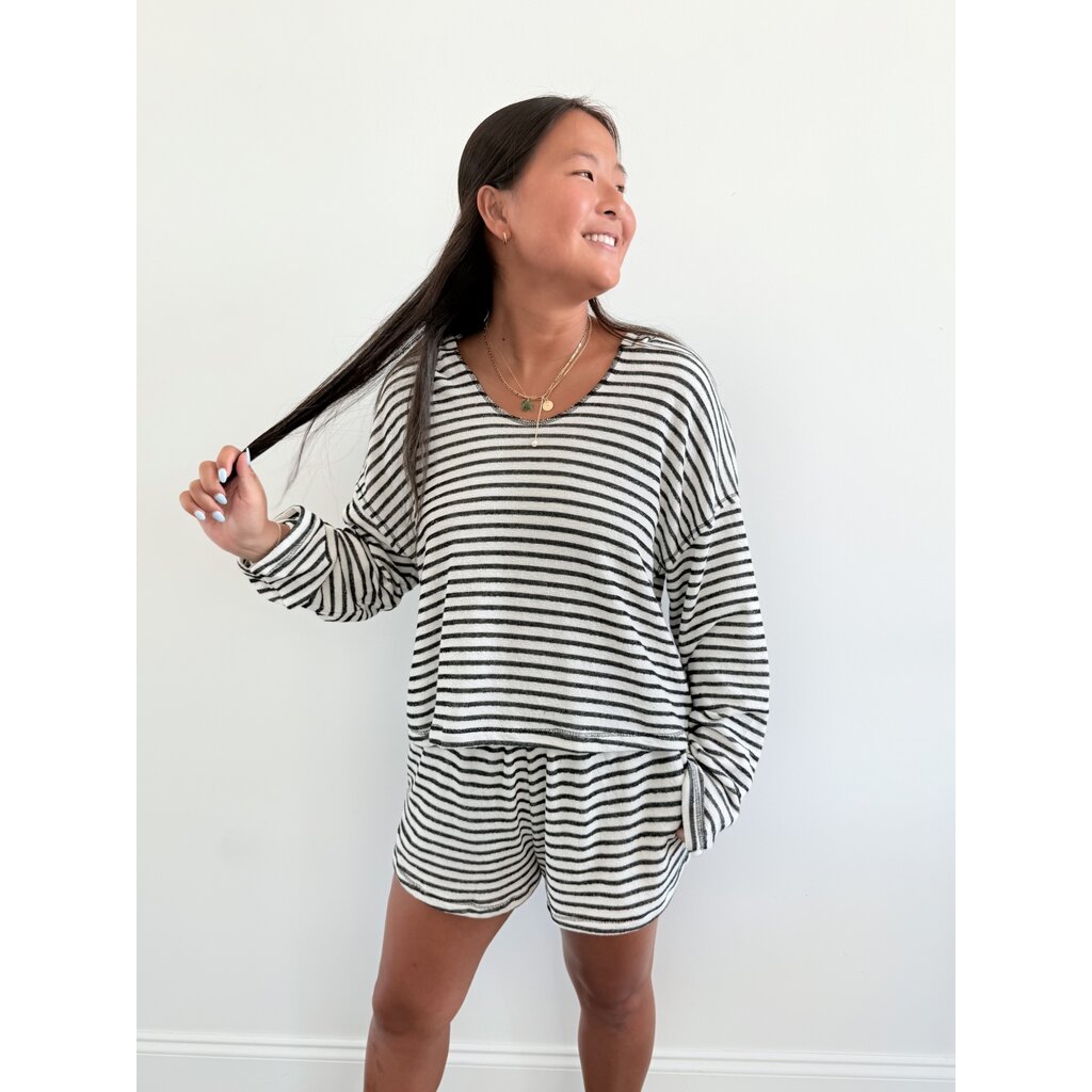 Project Social T Hometown Textured Stripe Hoodie