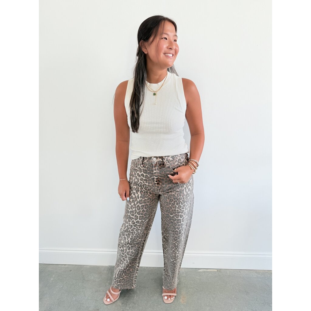 Project Social T Player Racerback Rib Tank - Cream