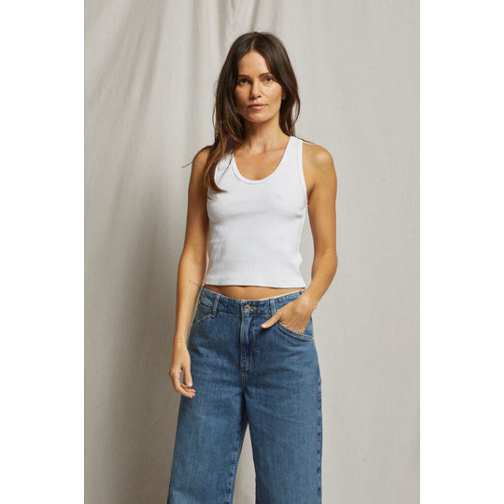 Perfect White Tee Blondie Tank - WHITE