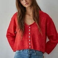 By Together Knit  V-Neck Long Sleeve Cardigan Top