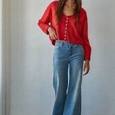 By Together Knit  V-Neck Long Sleeve Cardigan Top