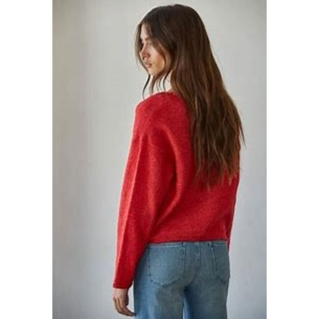 By Together Knit  V-Neck Long Sleeve Cardigan Top