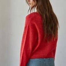 By Together Knit  V-Neck Long Sleeve Cardigan Top