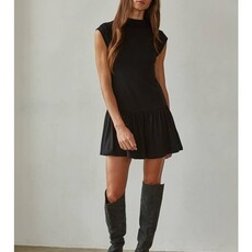 By Together Knit Spandex Mock Neck Mini Dress