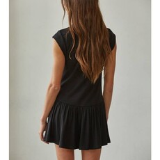 By Together Knit Spandex Mock Neck Mini Dress