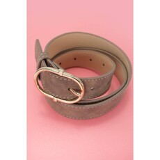 JOSSLYN Chic Oval Buckle Belt