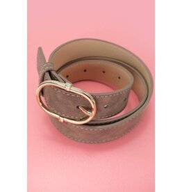 JOSSLYN Chic Oval Buckle Belt