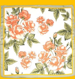 JOSSLYN Large Floral Print Bandana Scarf